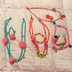 Gymboree necklaces, bracelets and rings
